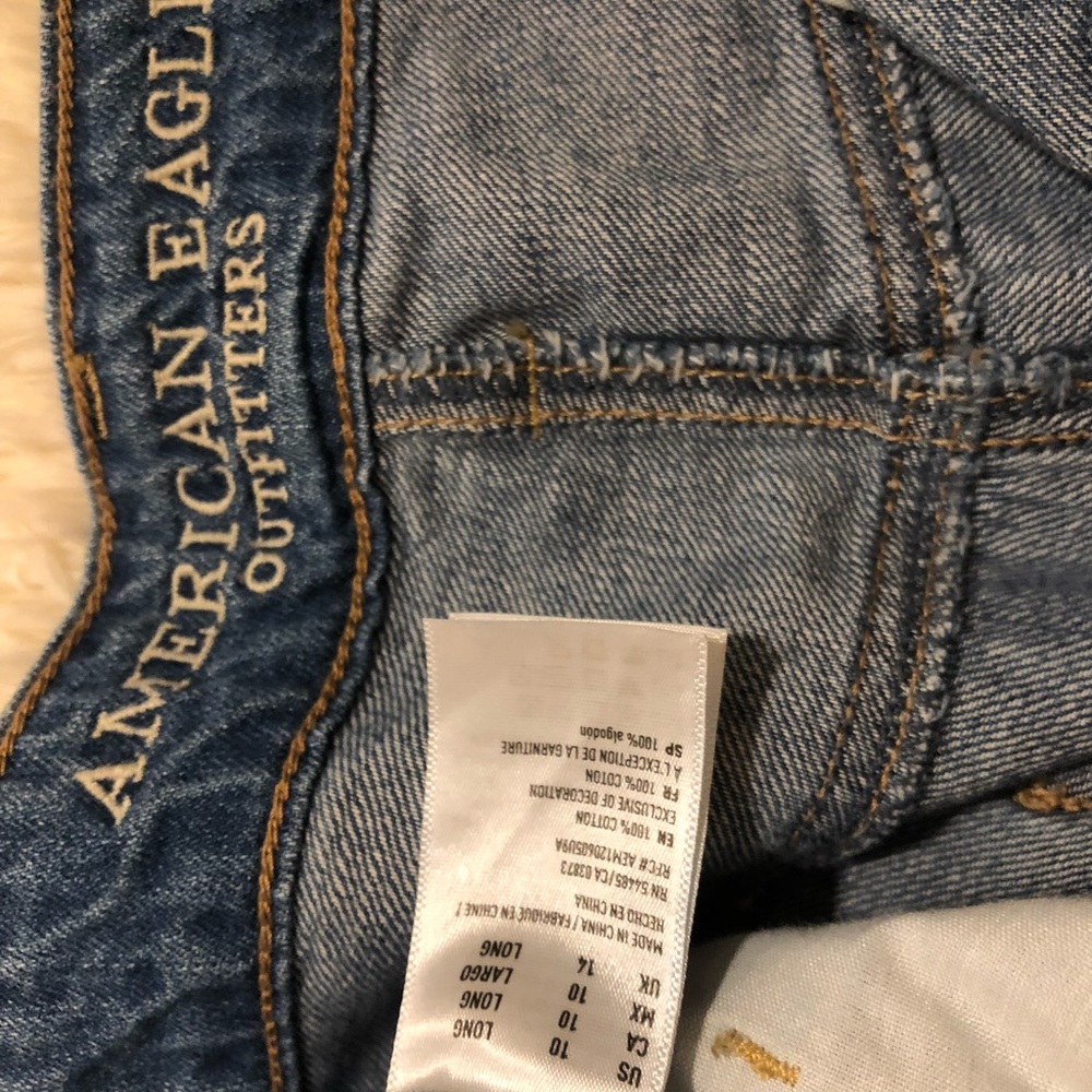 AE tomgirl jeans cropped